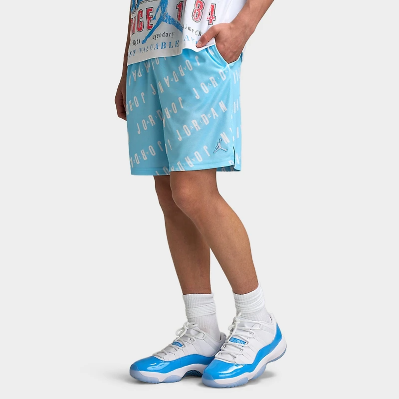 Jordan Juniors Short en maille Logo AOP / Bleu Chill