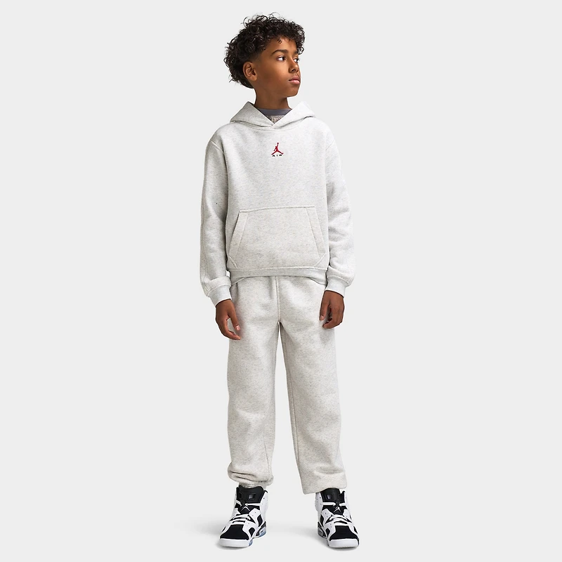 Jordan Junior Boys' Brooklyn chandail à capuchon / Gris neutre