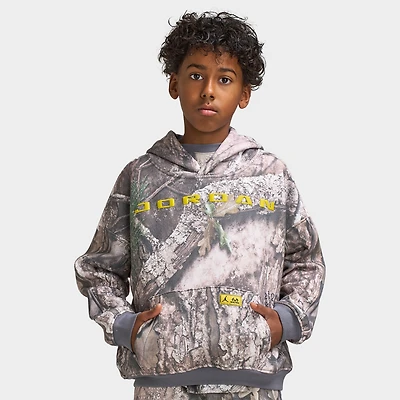 Jordan Junior Garçon Brooklyn Real Tree SSNL Chandail à Capuchon Polaire  / Cygne