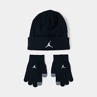Jordan Kids' Essential Beanie Set / Black
