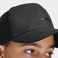 Jordan Big Kids Metal Jumpman Trucker Hat / Black