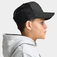 Jordan Big Kids Metal Jumpman Trucker Hat / Black