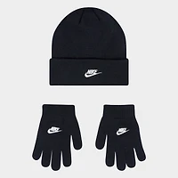 Nike Club Grands Enfants Tuque et Gants / Noir