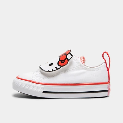 Converse Infants' Chuck Taylor All Star One Strap Hello Kitty and Friends White / - Red