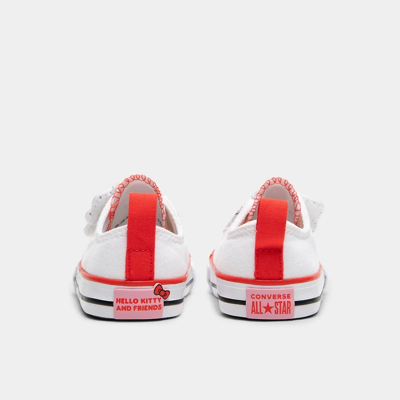Converse Infants' Chuck Taylor All Star One Strap Hello Kitty and Friends White / - Red