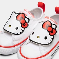 Converse Infants' Chuck Taylor All Star One Strap Hello Kitty and Friends White / - Red