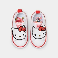 Converse Infants' Chuck Taylor All Star One Strap Hello Kitty and Friends White / - Red