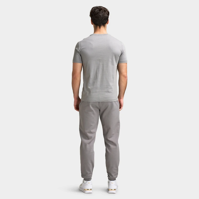 EA7 Gold Chest Logo Tee / Grey