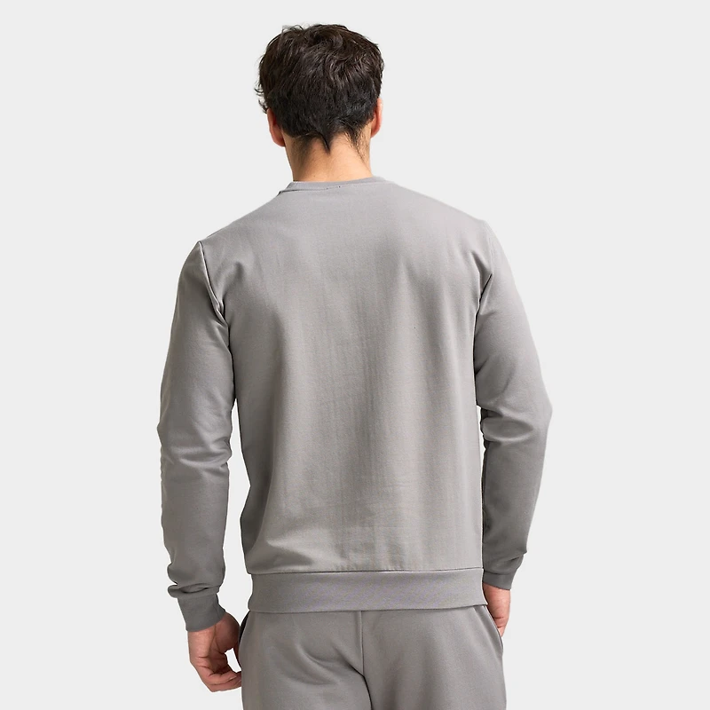 EA7 Or Chest Logo Crew Ensemble Jogger / Gris