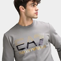 EA7 Or Chest Logo Crew Ensemble Jogger / Gris