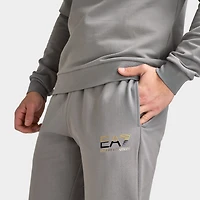 EA7 Gold Chest Logo Crew Jogging Set / Grey