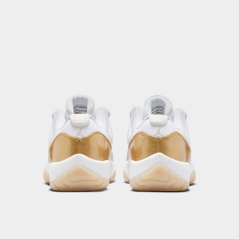 Jordan 11 Rétro Femmes Blanc / Or Métallique - d'Équipe