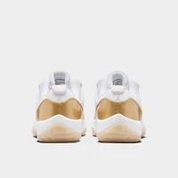 Jordan 11 Rétro Femmes Blanc / Or Métallique - d'Équipe
