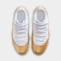 Jordan 11 Rétro Femmes Blanc / Or Métallique - d'Équipe