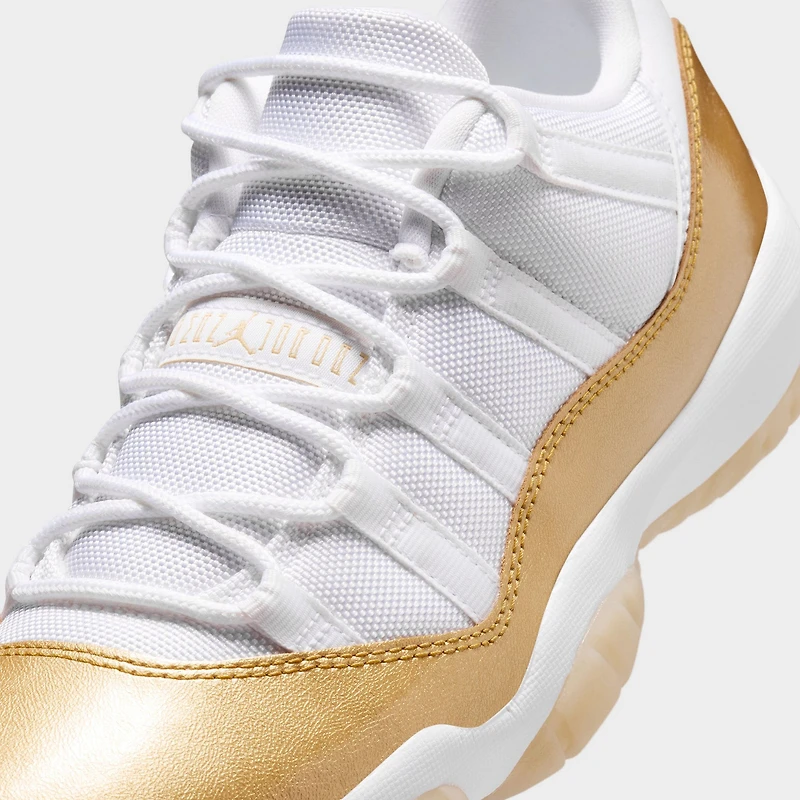 Jordan 11 Rétro Femmes Blanc / Or Métallique - d'Équipe