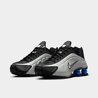 Nike Women's Shox R4 Black / Metallic Silver - Racer Blue