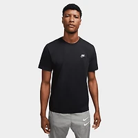 Nike Sportswear Club T-shirt Black / White - Dark Grey