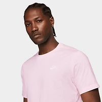 Nike Basic Club T-shirt rose mousse/blanc