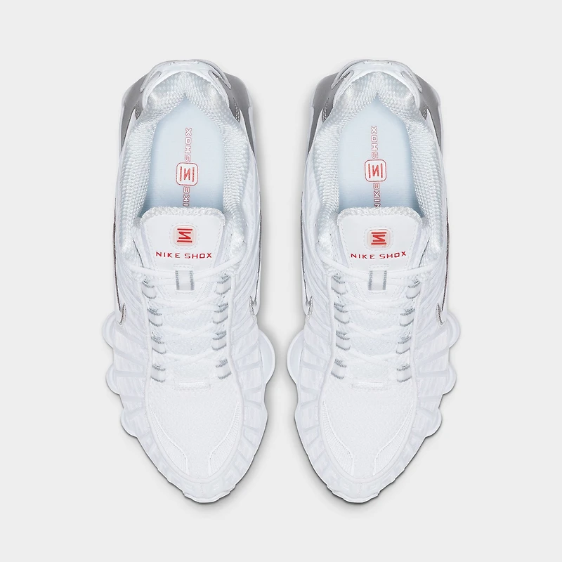 Nike Women's Shox TL White / - Metallic Silver