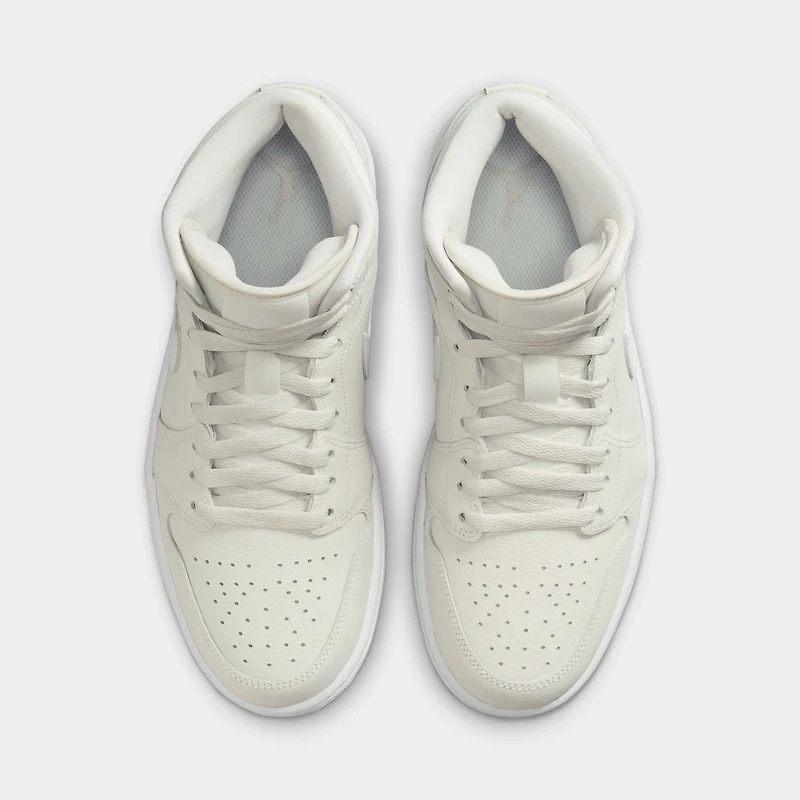 Jordan Women's 1 Mid Phantom / White - Gum