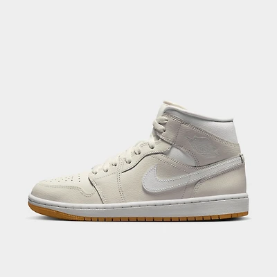 Jordan Women's 1 Mid Phantom / White - Gum