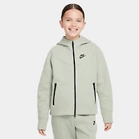 Nike Sportswear Junior Girls' Tech Fleece Full-Zip Hoodie Jade Horizon / Black