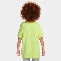 Nike Sportswear Junior's Embroidered Futura T-Shirt / LT Lemon Twist