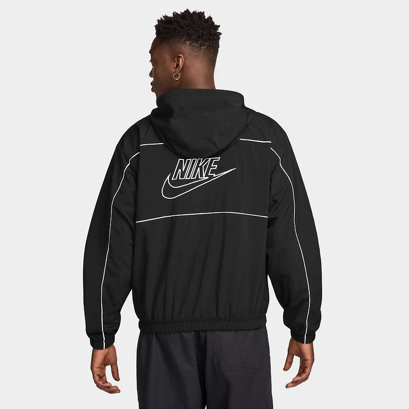 Nike Club Athlete Hooded Jacket Black / White