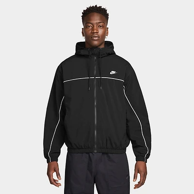 Nike Club Athlete Hooded Jacket Black / White
