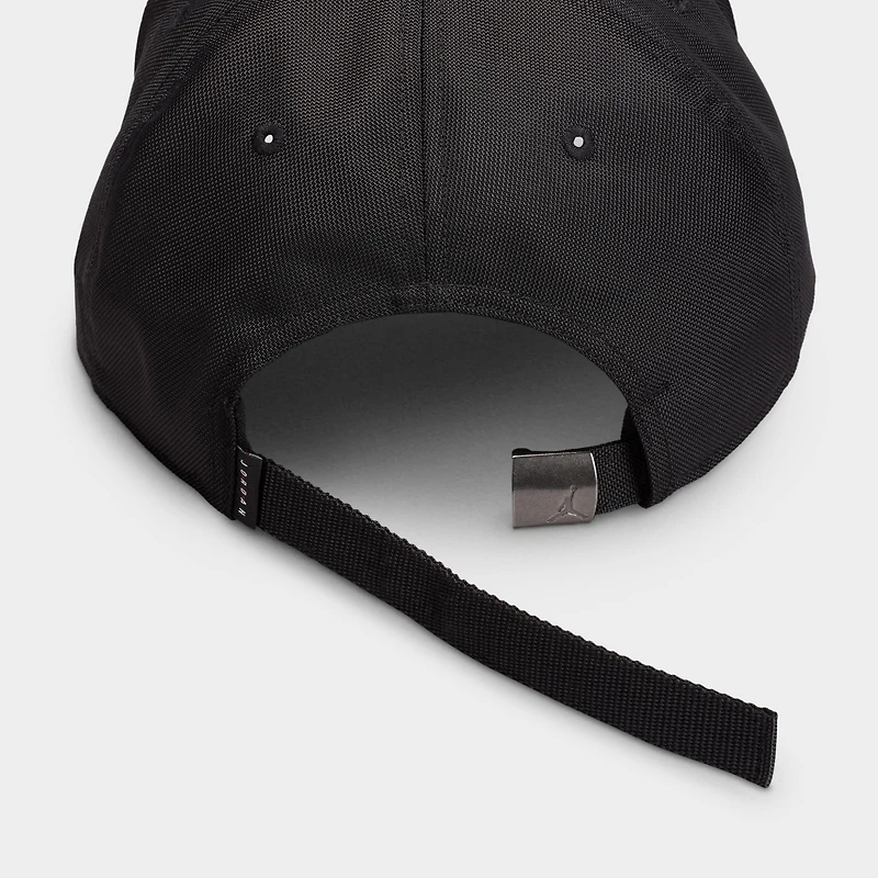 Jordan Rise Structured Metal Jumpman Strapback Cap / Black