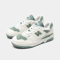 New Balance Women's 550 Sea Salt / Dark Juniper