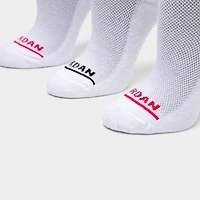 Jordan Legend Juniors' Crew Socks Box Set (6 Pack) / White