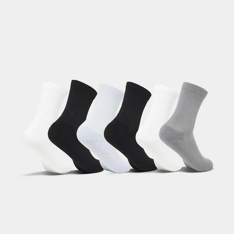 Jordan Children's Everyday Crew Socks (6 PK) / Black