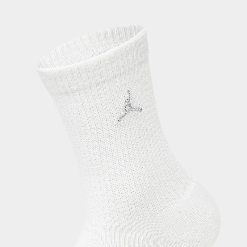 Jordan Children's Everyday Crew Socks (6 PK) / Black