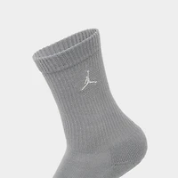 Jordan Children's Everyday Crew Socks (6 PK) / Black