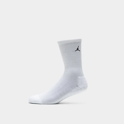 Jordan Children's Everyday Ankle Socks (6 PK) /  White