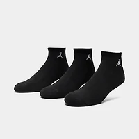 Jordan Children's Everyday Ankle Socks (6 PK) / Black