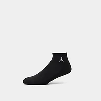 Jordan Children's Everyday Ankle Socks (6 PK) / Black