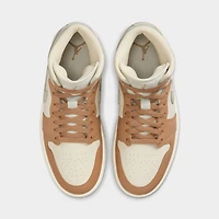 Jordan Women's 1 Mid Ale Ivory / Light Orewood Brown - Hemp