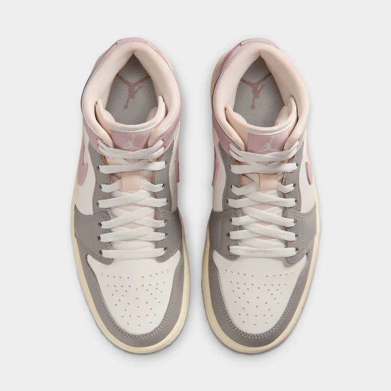 Jordan Femmes 1 Mid Voile / Particule Rose - Pierre Énigme