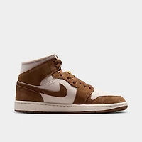 Jordan Femmes 1 Mi-haute Beige Clair Britannique / Craie