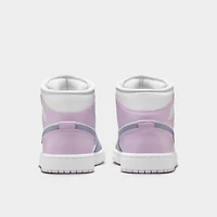 Jordan Women's 1 Mid Indigo Haze / Doll-White