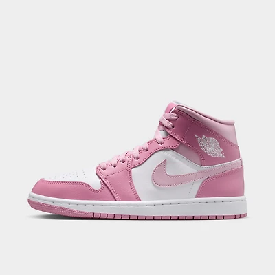 Jordan Women's 1 Mid Elemental Pink / Sail - Iced Carmine