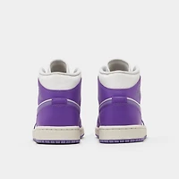 Jordan Women's 1 Mid Action Grape /  Sail - Sky J Light Purple