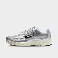 Nike P-6000 White / Black - Metallic Silver