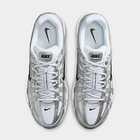Nike P-6000 White / Black - Metallic Silver