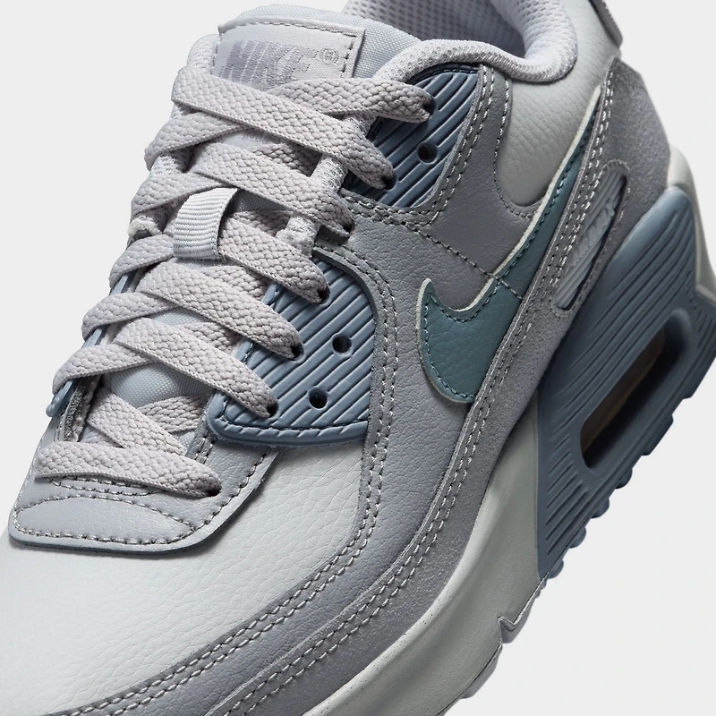 Nike Air Max 90 GS Wolf Grey / Armory Blue - Stealth