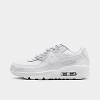 Nike Air Max 90 LTR GS White / - Metallic Silver