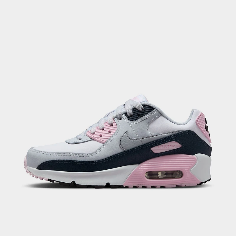 Nike Air Max 90 LTR GS White / Wolf Grey - Pink Foam