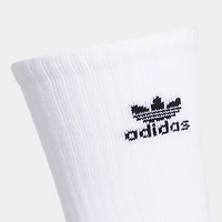 adidas Originals Trefoil Crew Socks (6 Pack) White / Black